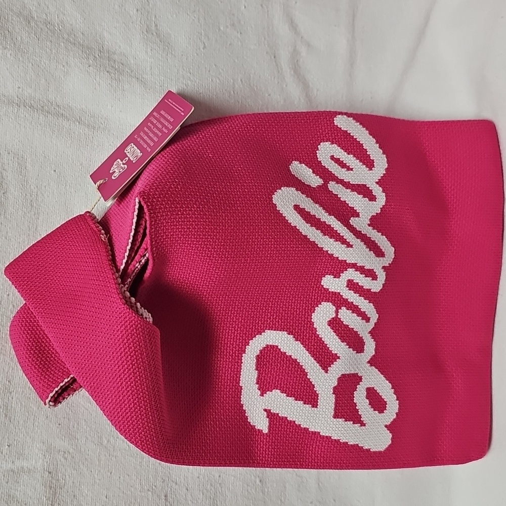 Barbie Knitted Handbag Aesthetic Crochet Bag Y2k Pink